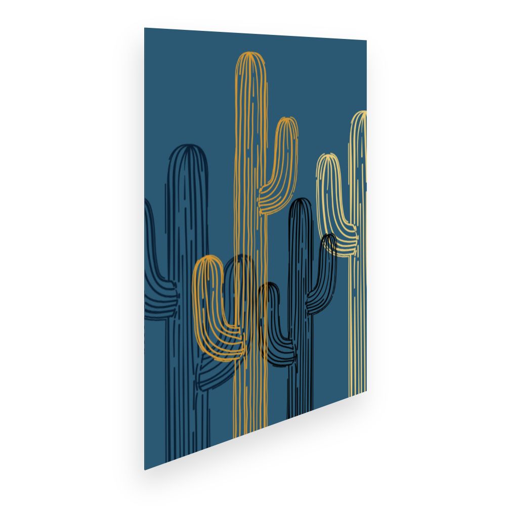 Affiche Cactus stylisés