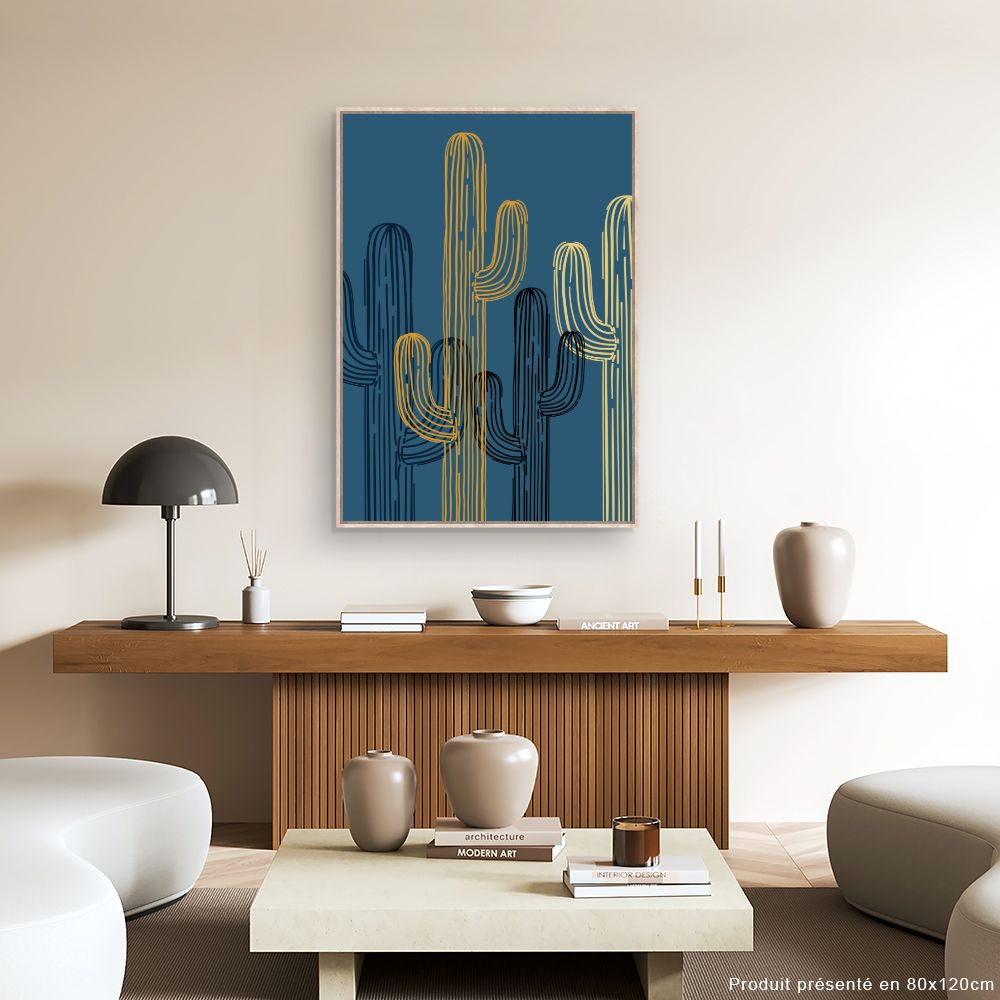Tableau Cactus stylisés