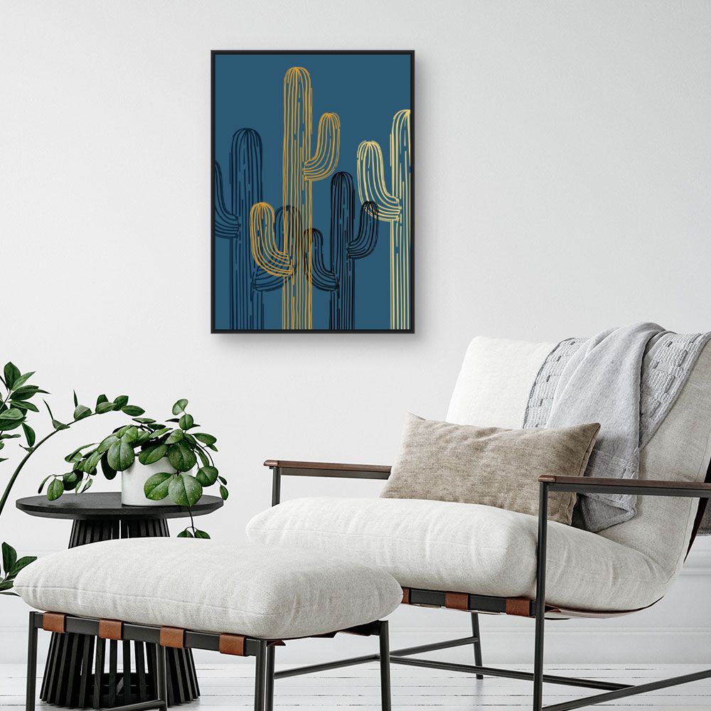 Tableau Cactus stylisés