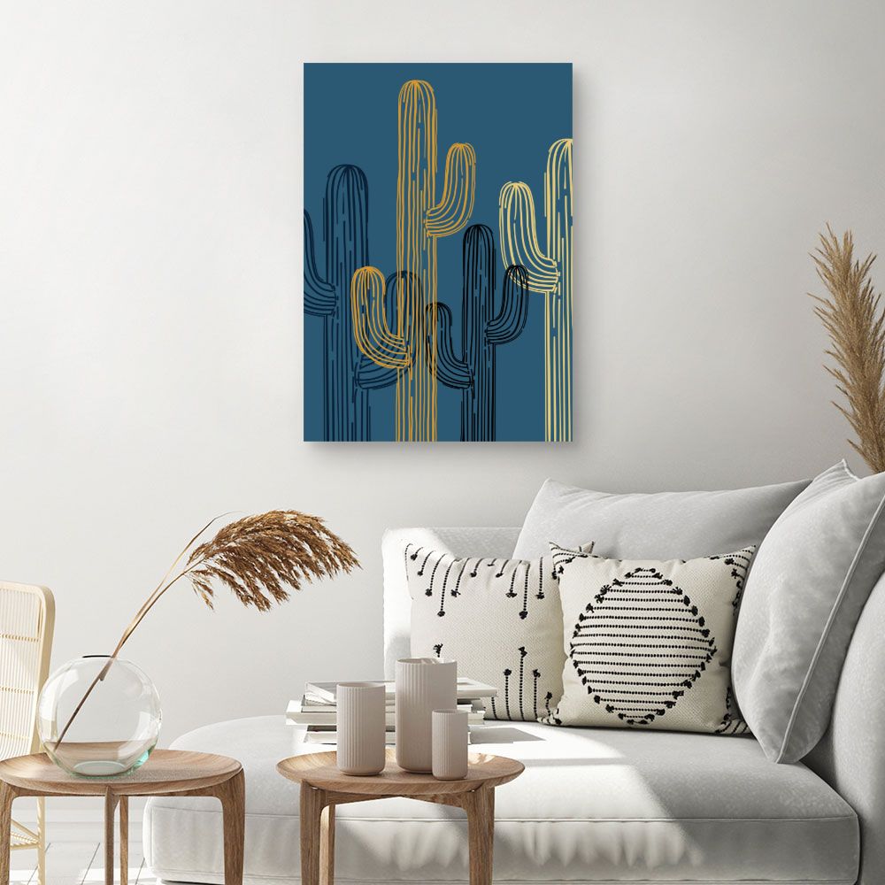 Tableau Cactus stylisés