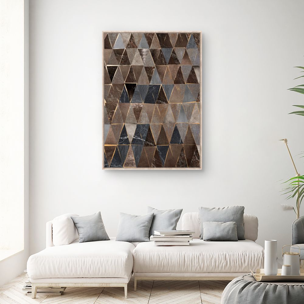 Tableau Triangles élégants