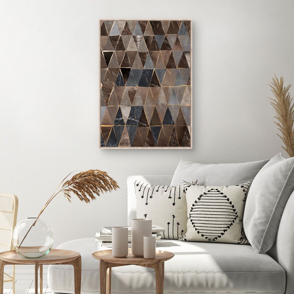 Tableau Triangles élégants