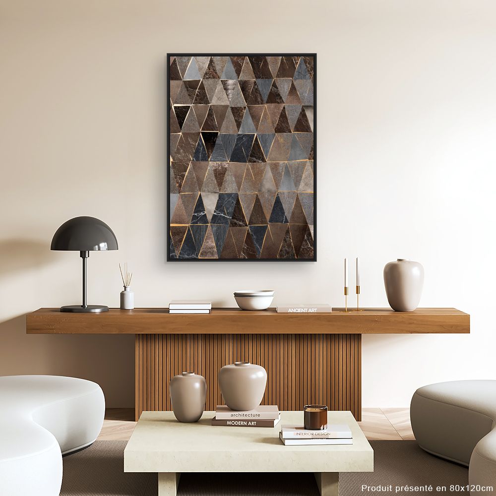 Tableau Triangles élégants