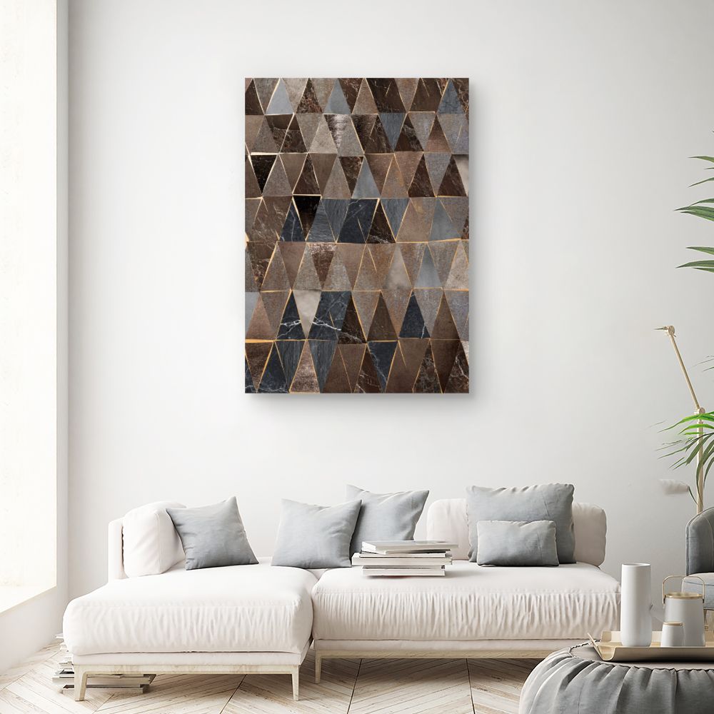 Tableau Triangles élégants