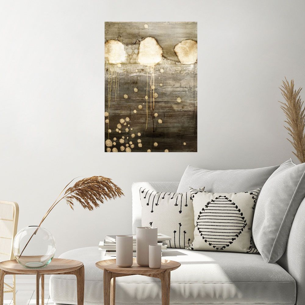 Affiche Textures dorées