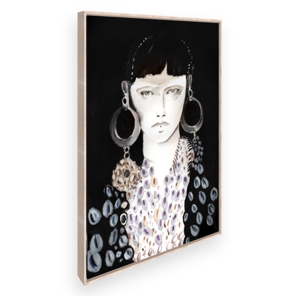 Toile Portrait stylisé
