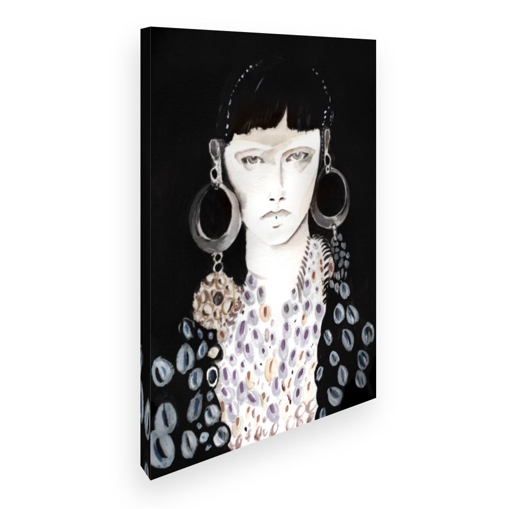 Toile Portrait stylisé