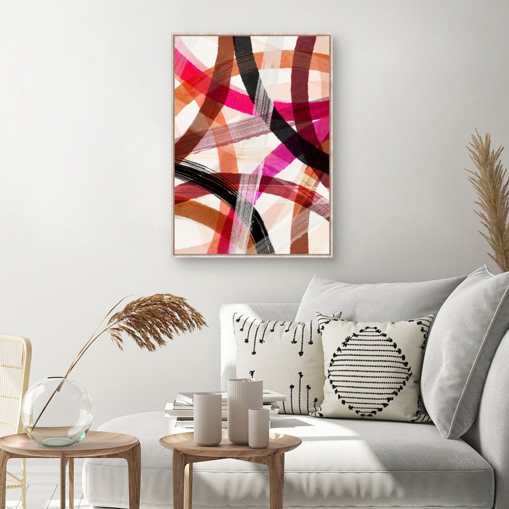 Tableau Lignes entrecroisées vives