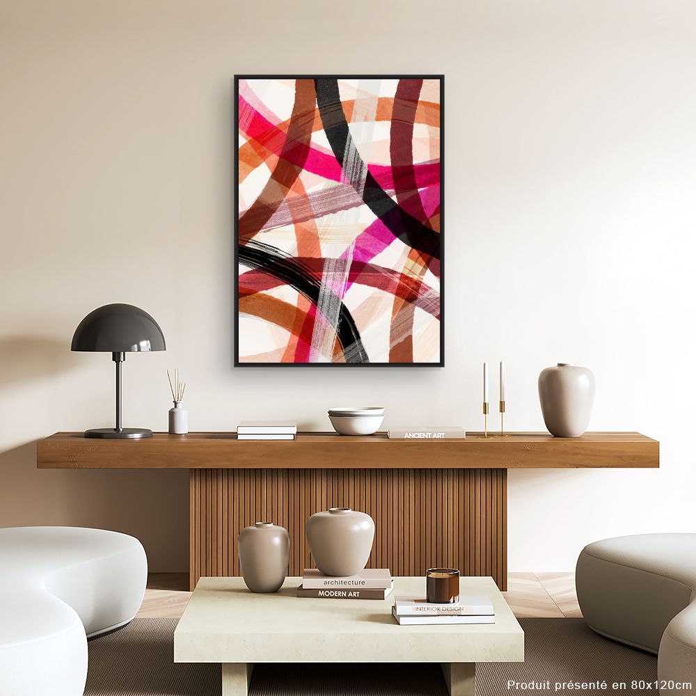 Tableau Lignes entrecroisées vives