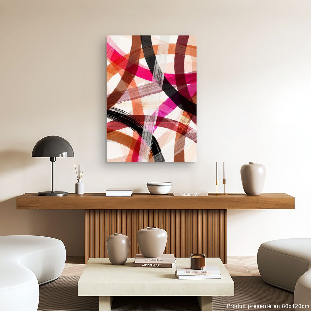 Tableau Lignes entrecroisées vives