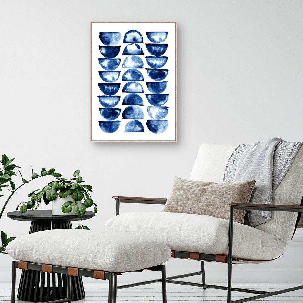 Tableau Demi-cercles abstraits