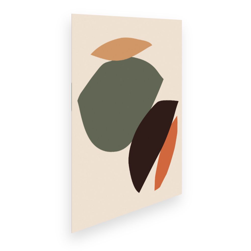 Affiche Formes organiques élégantes