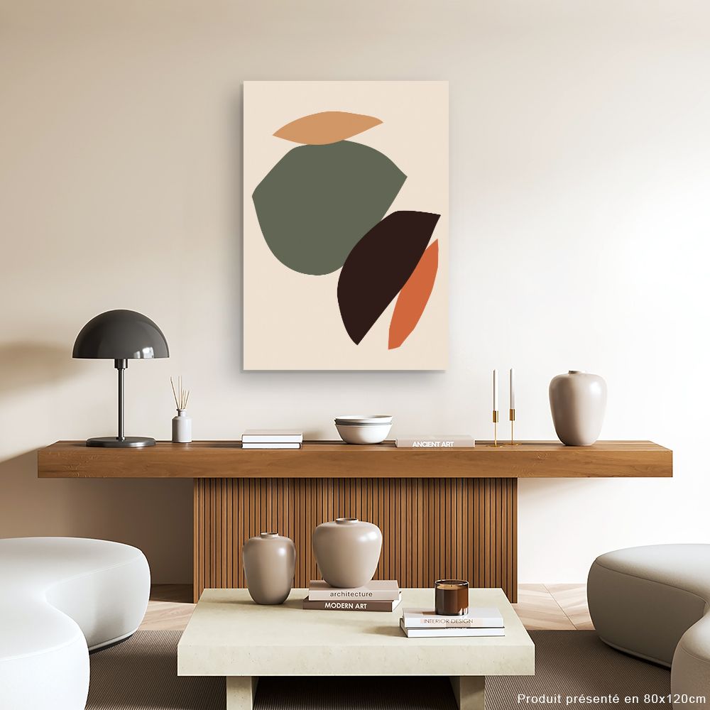 Tableau Formes abstraites naturelles