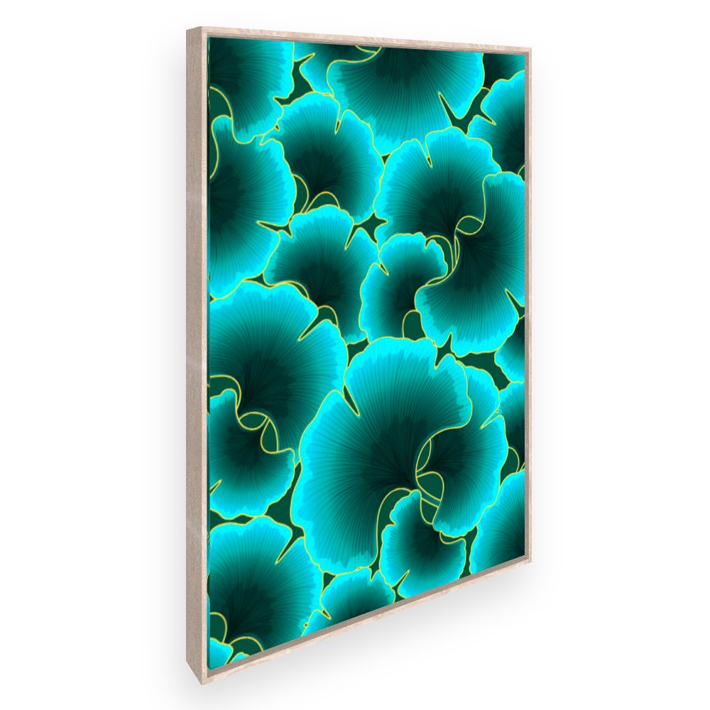 Toile Fleurs lumineuses