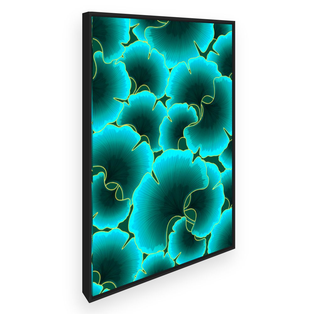 Toile Fleurs lumineuses