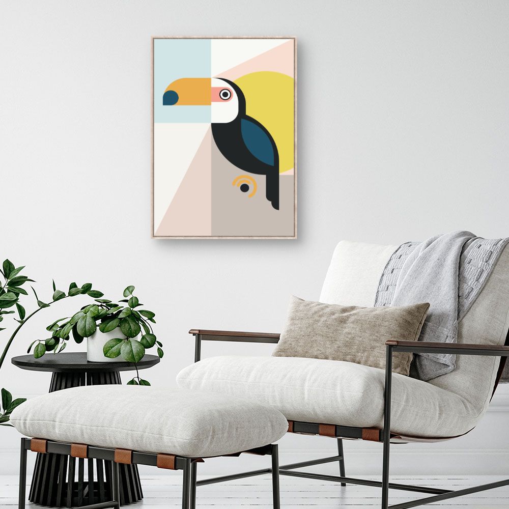 Tableau Toucan abstrait