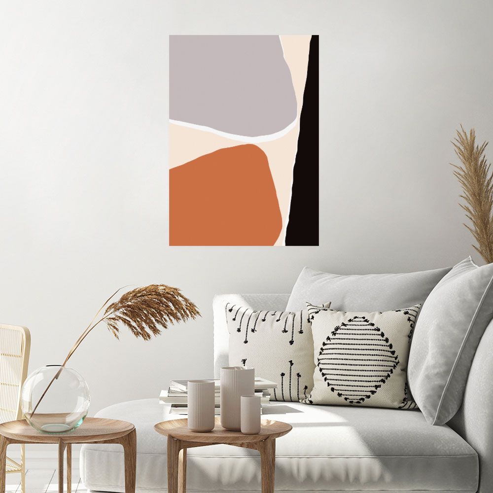 Affiche Formes abstraites élégantes