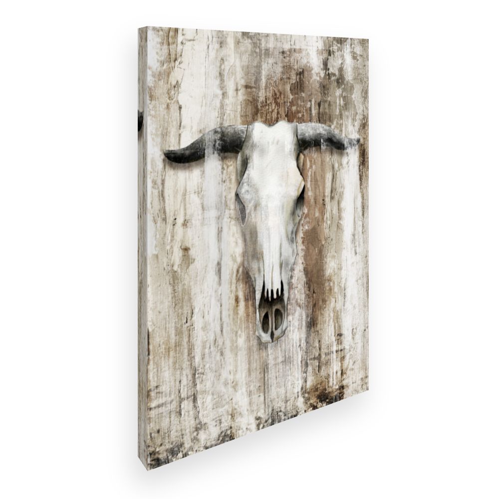 Toile Crâne rustique