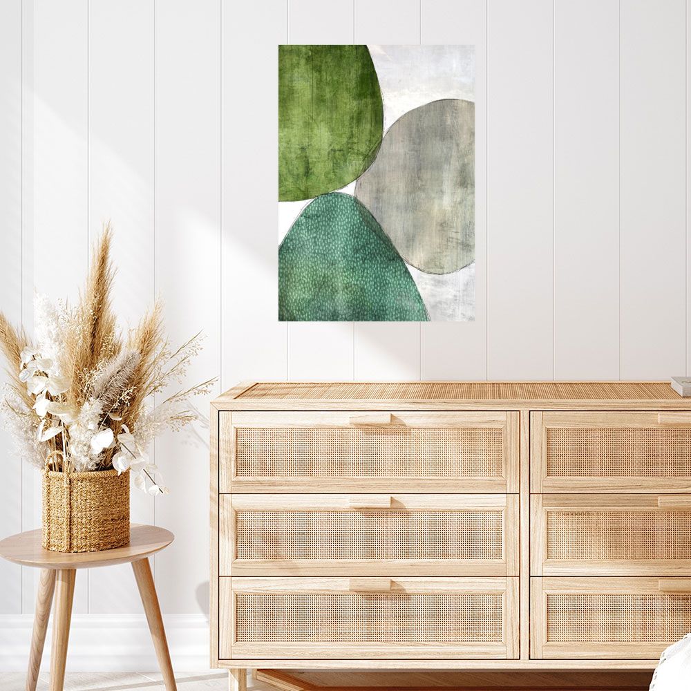 Affiche Formes organiques sereines