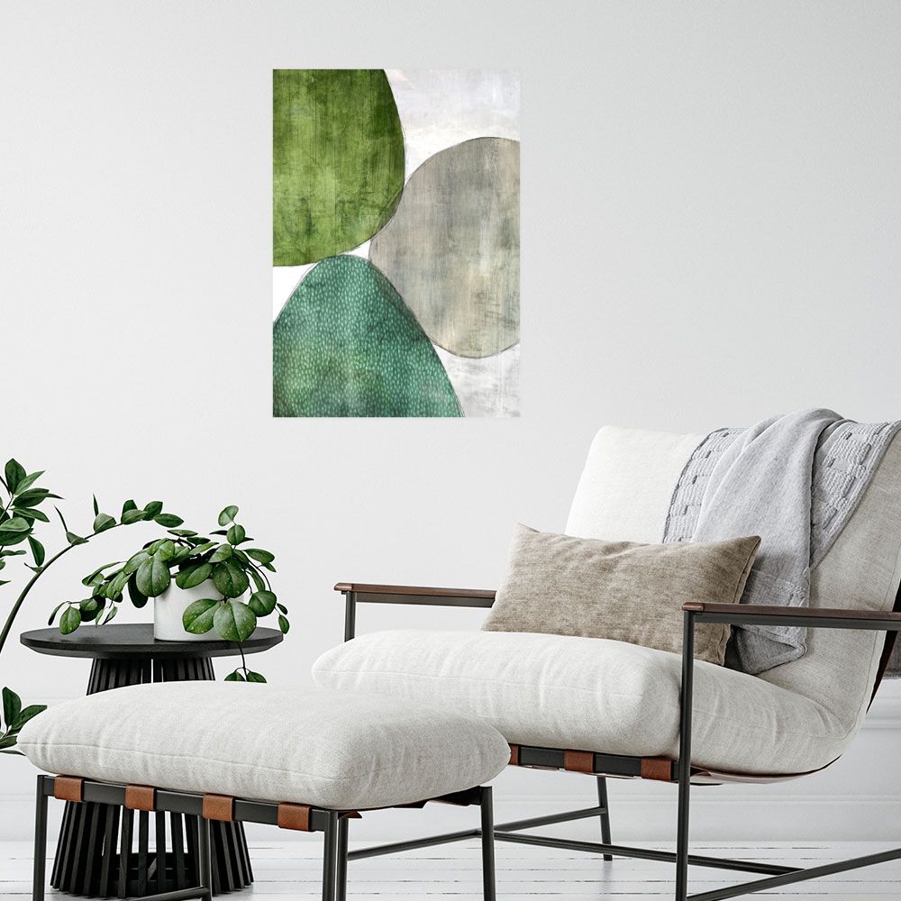 Affiche Formes organiques sereines