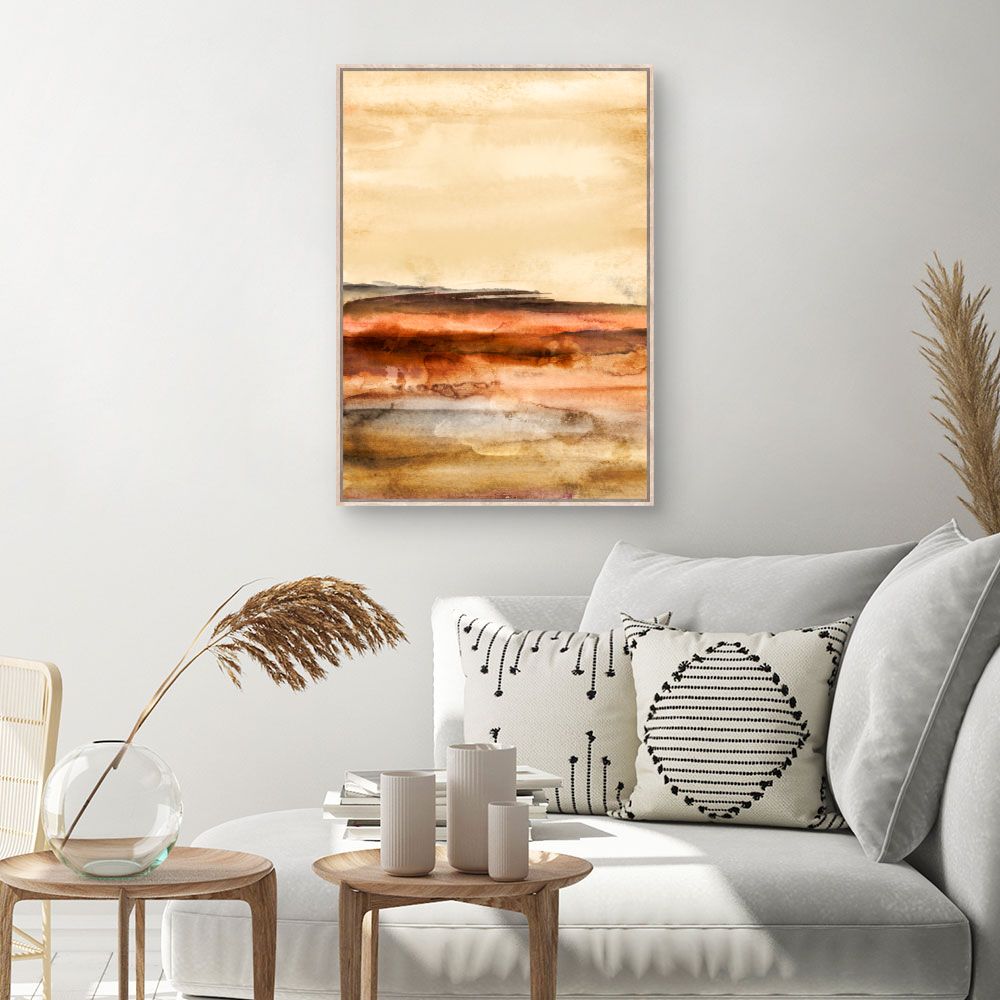 Tableau Paysage abstrait chaleureux