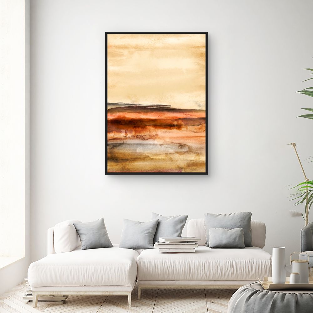 Tableau Paysage abstrait chaleureux