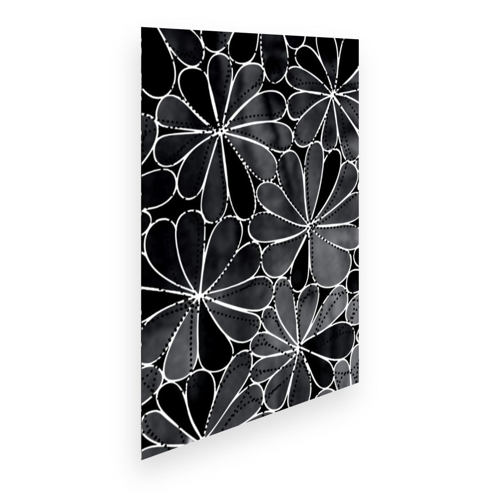 Affiche Fleurs abstraites
