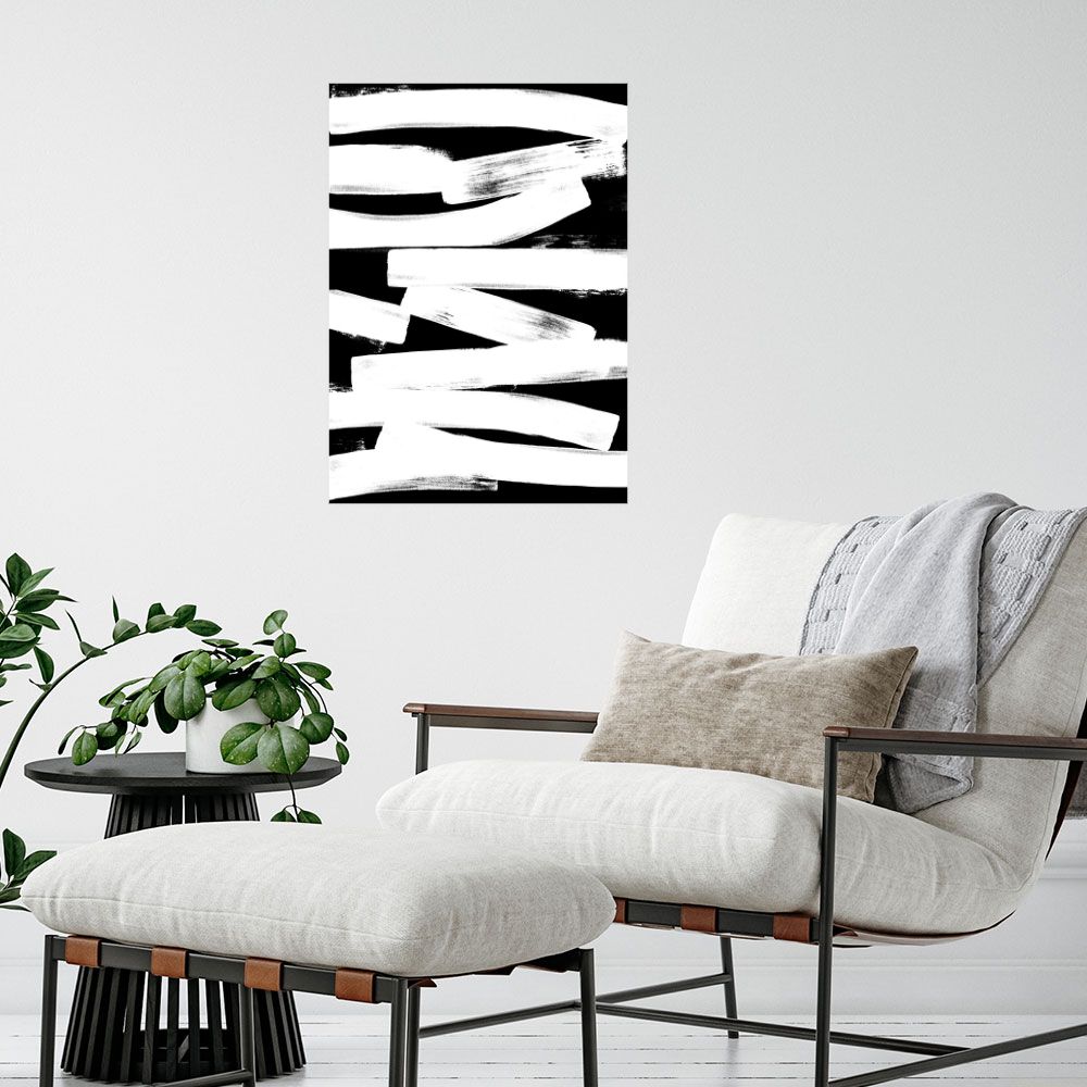 Affiche Traits abstraits