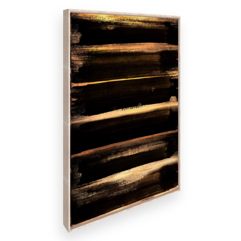 Toile Effet bois sombre