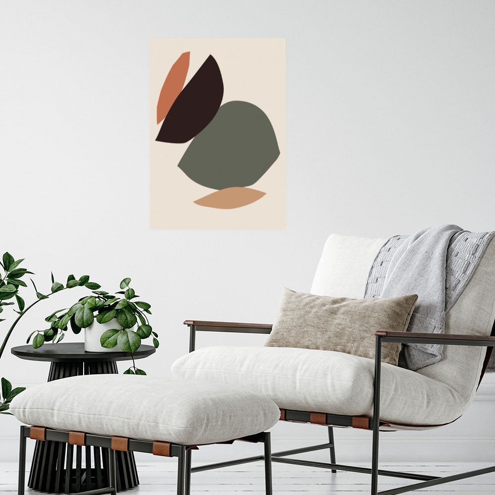 Affiche Formes abstraites élégantes