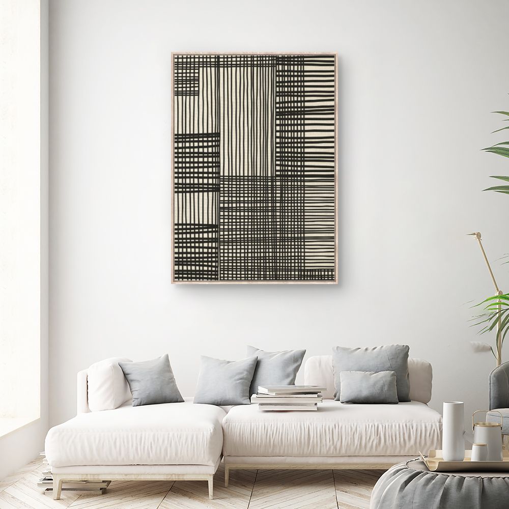 Tableau Lignes croisées audacieuses