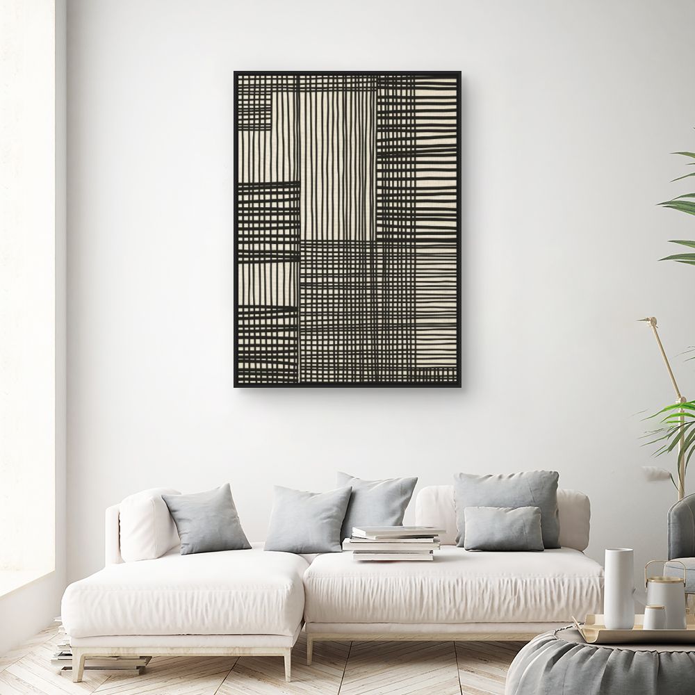 Tableau Lignes croisées audacieuses