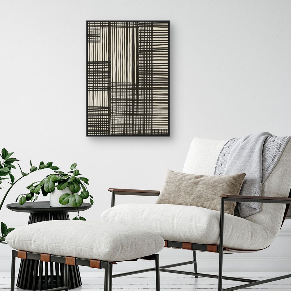 Tableau Lignes croisées audacieuses