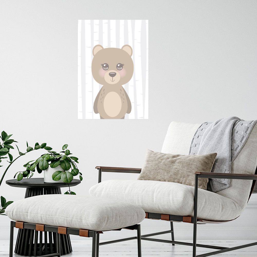 Affiche Ours adorable