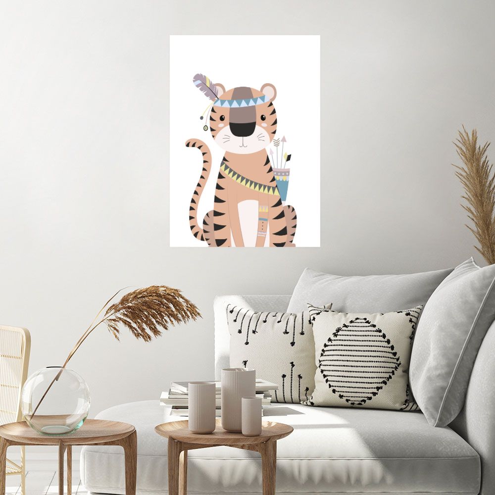 Affiche Tigre mignon