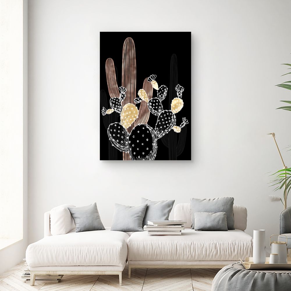 Tableau Cactus stylisés