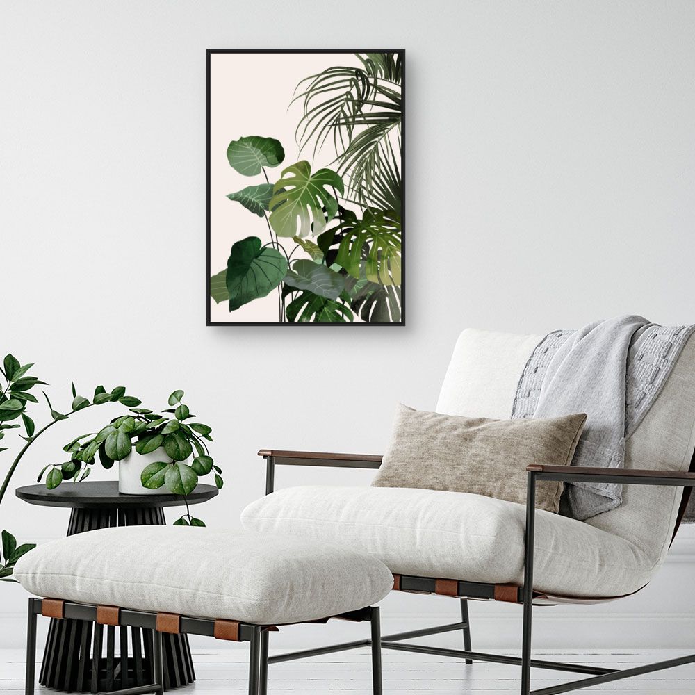Tableau Feuilles tropicales exotiques