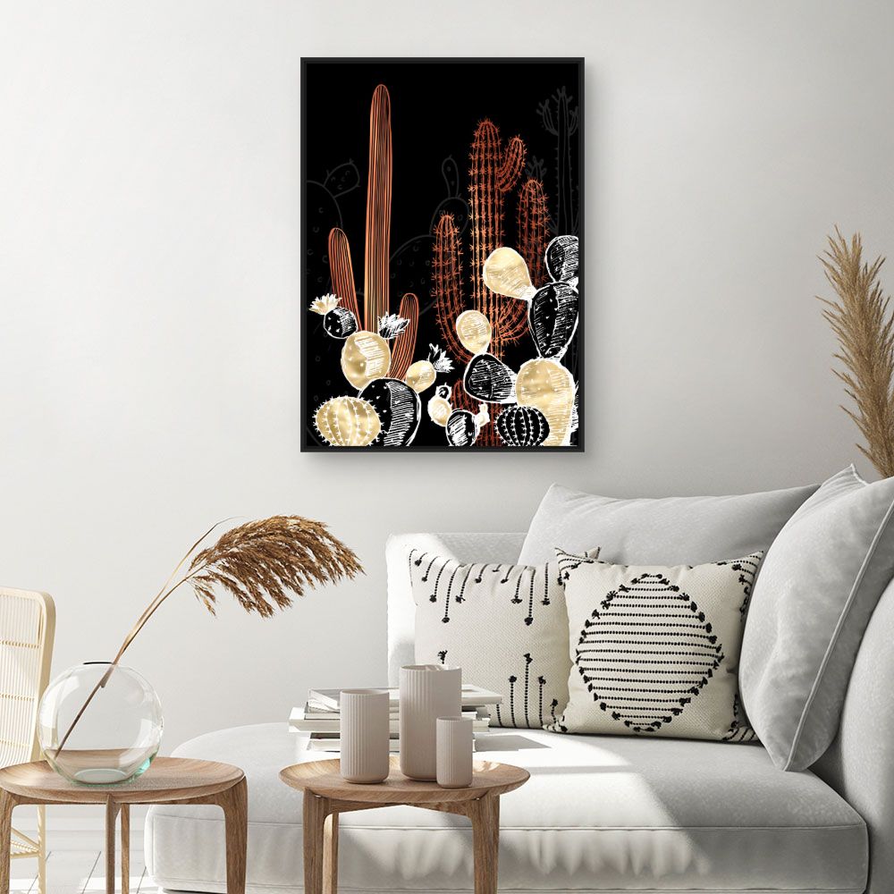 Tableau Cactus lumineux