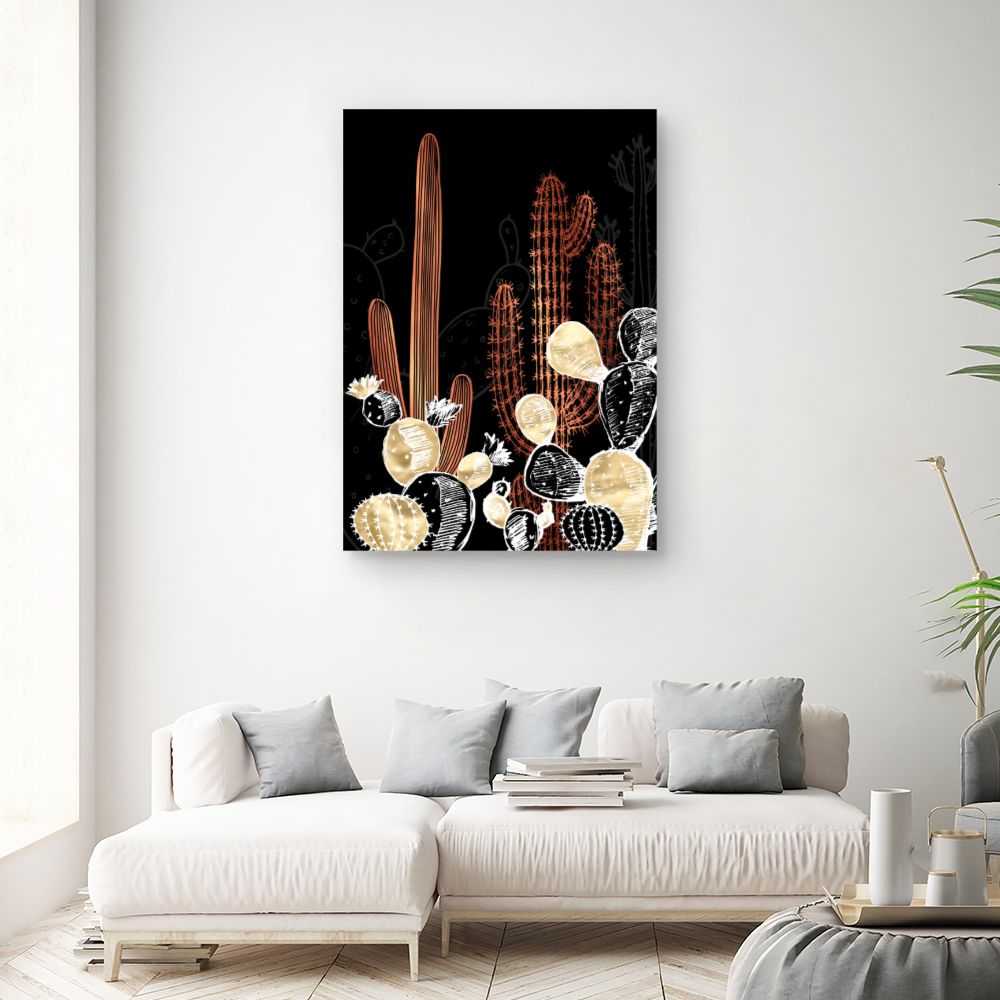 Tableau Cactus lumineux