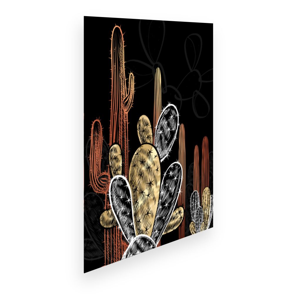 Affiche Cactus élégants