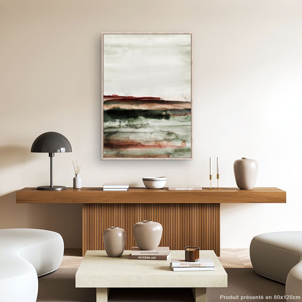 Tableau Paysage abstrait apaisant