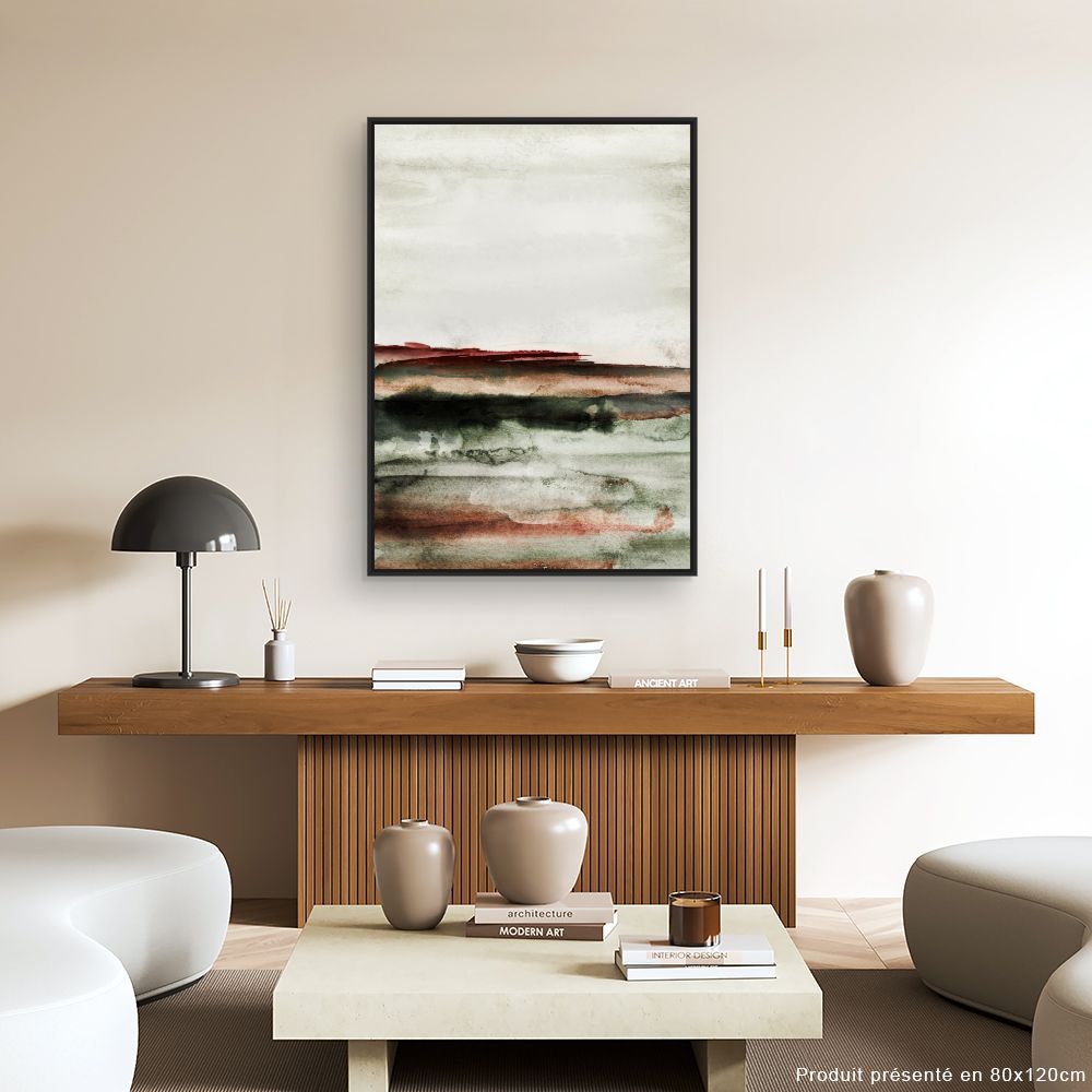 Tableau Paysage abstrait apaisant