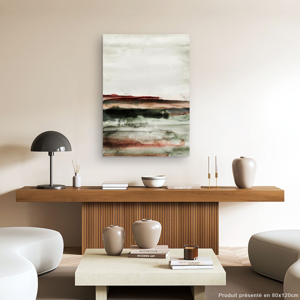 Tableau Paysage abstrait apaisant