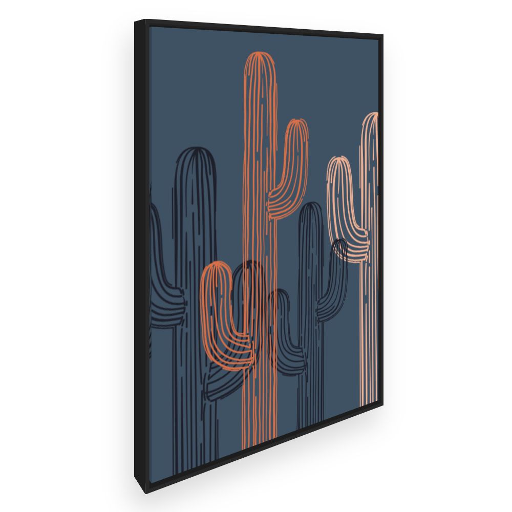 Toile Cactus graphiques