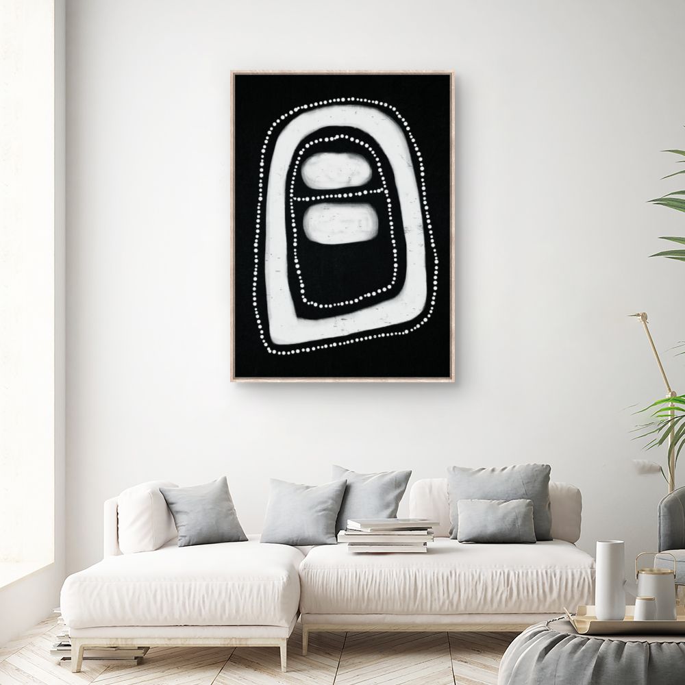 Tableau Lignes abstraites modernes