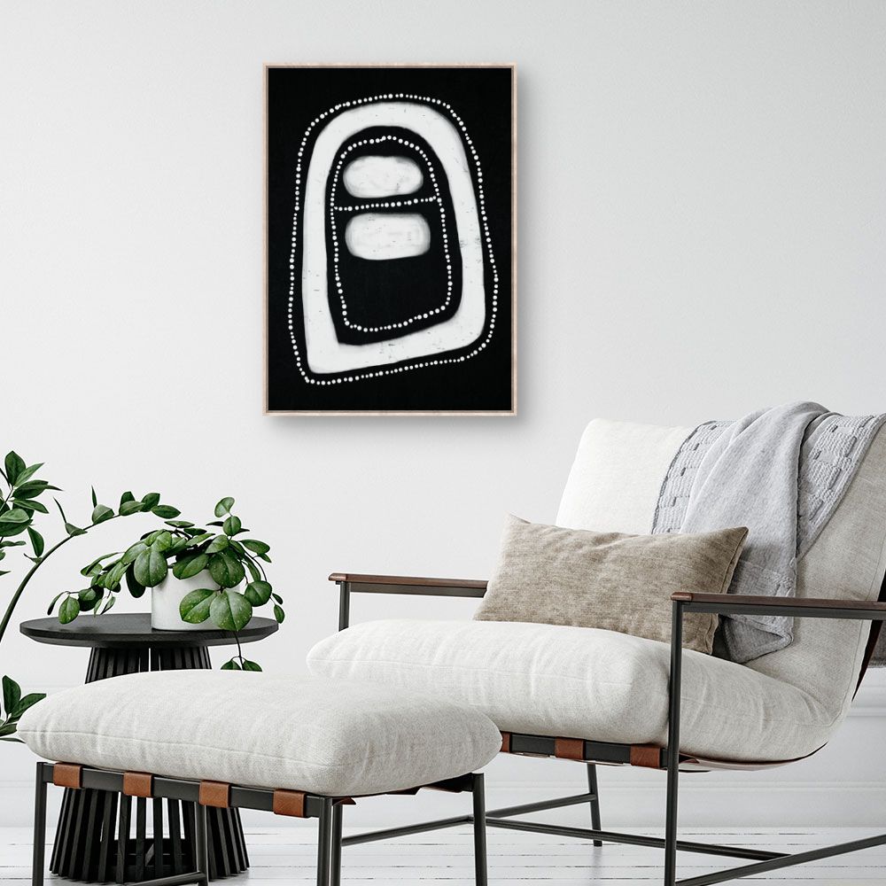 Tableau Lignes abstraites modernes