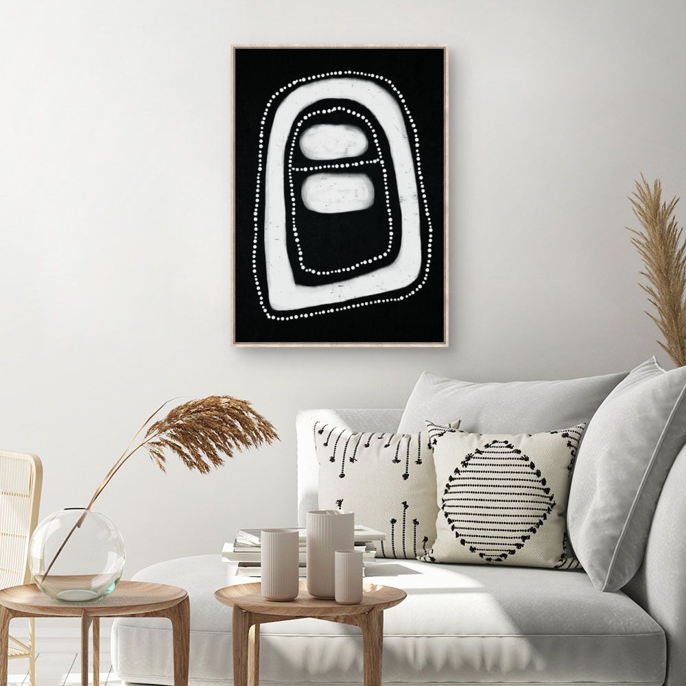 Tableau Lignes abstraites modernes