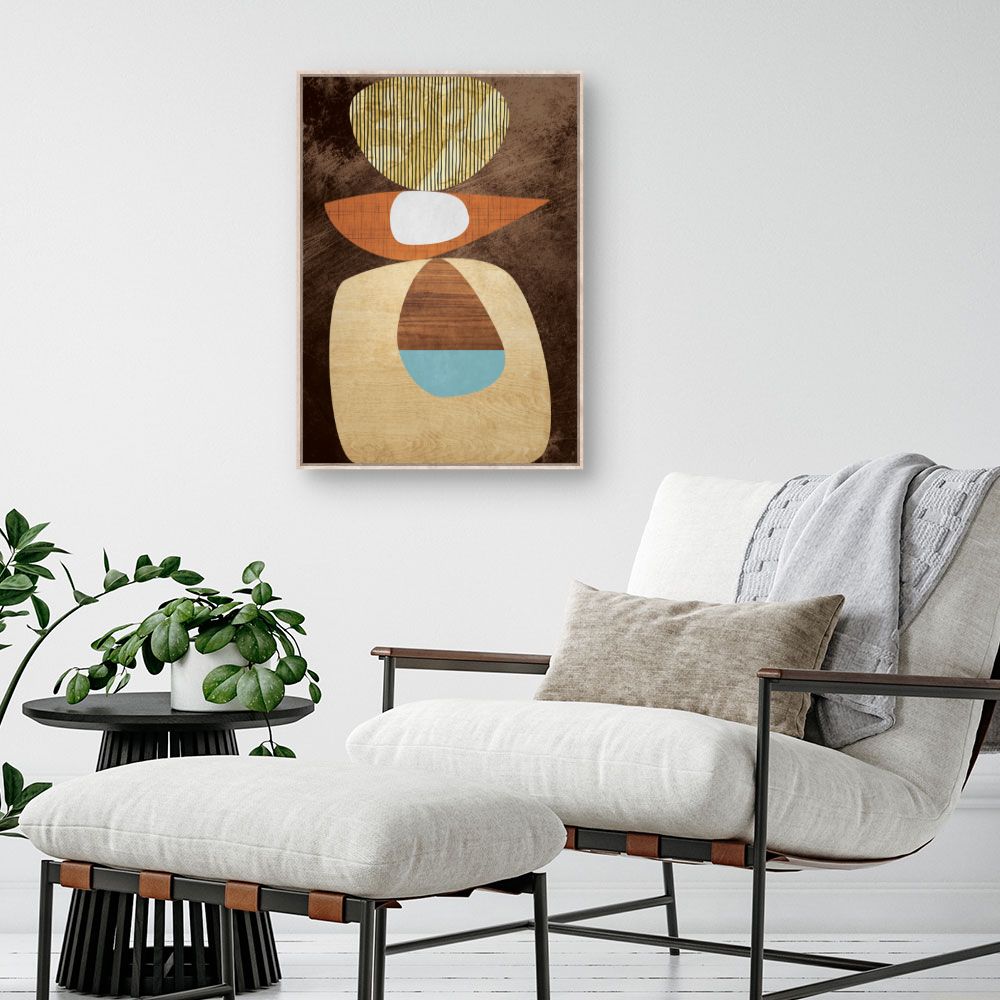 Tableau Formes abstraites colorées