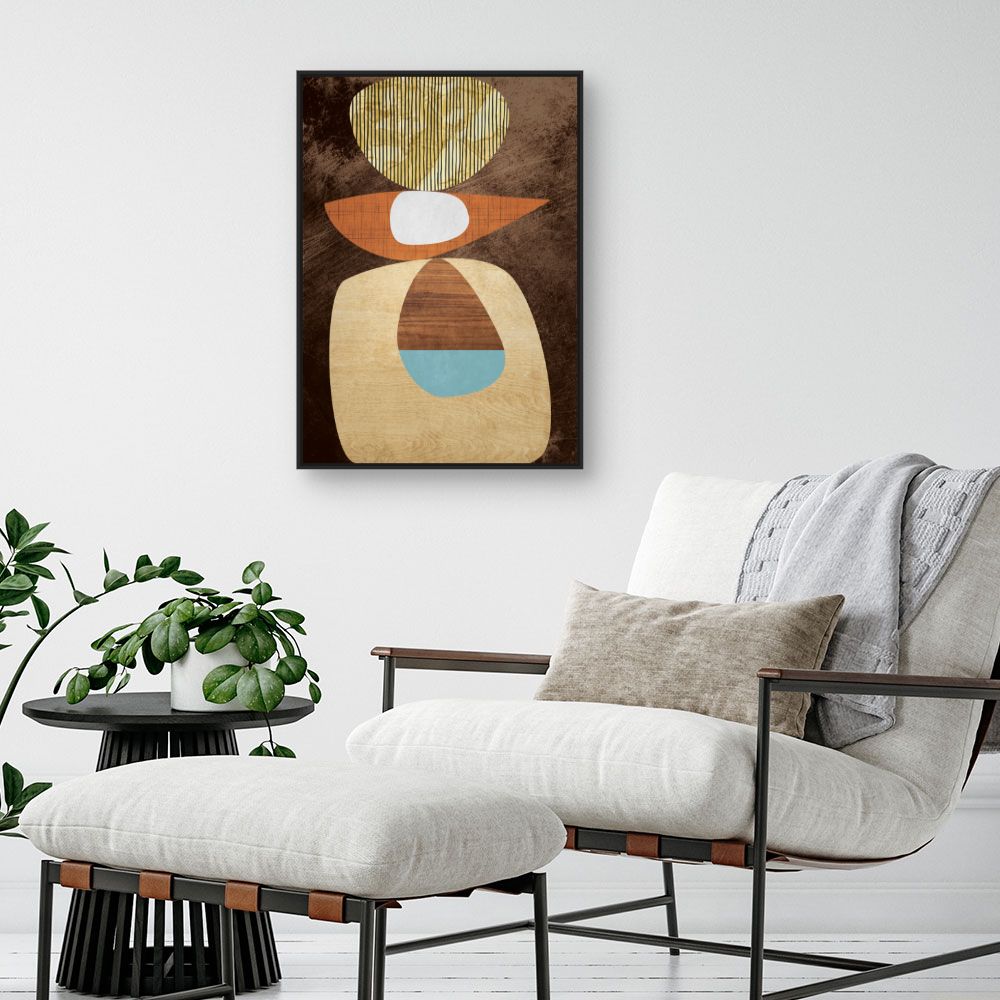 Tableau Formes abstraites colorées