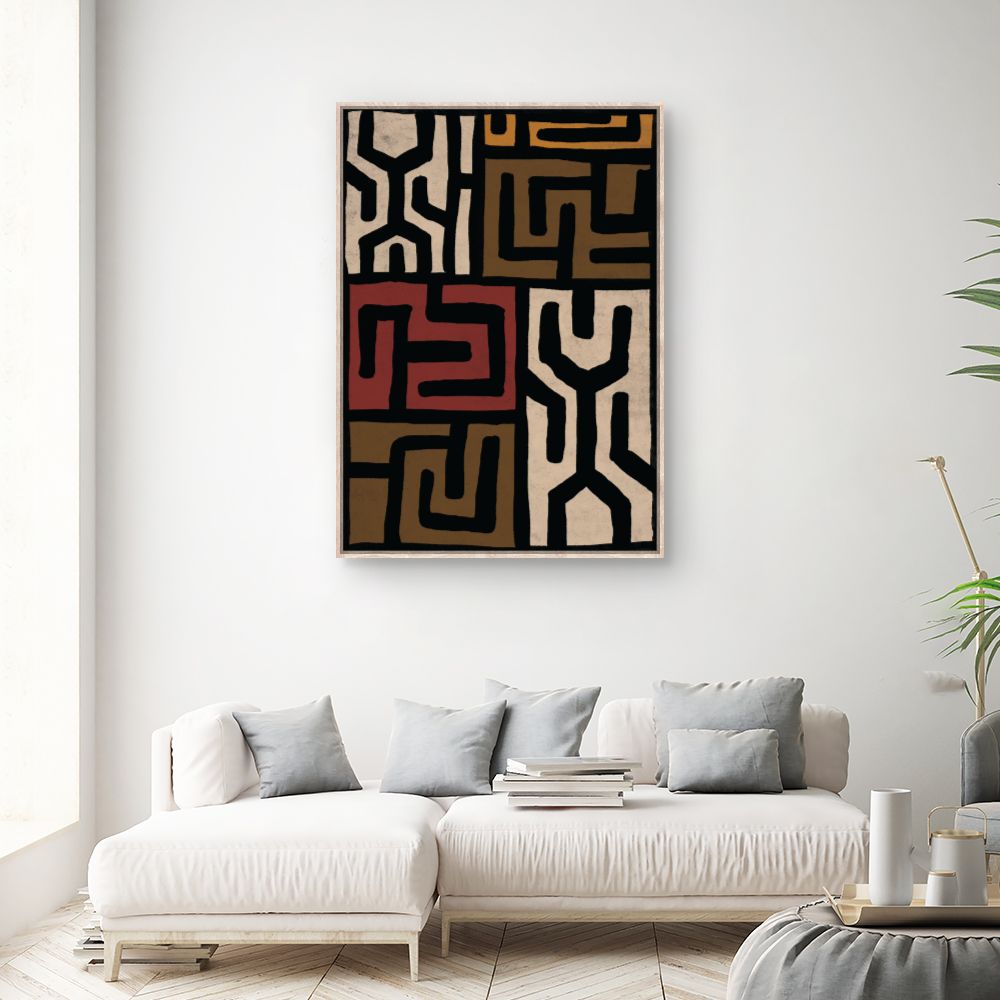 Tableau Labyrinthe tribal